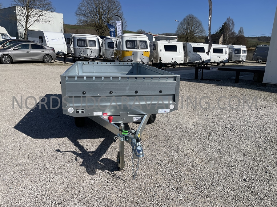 REMORQUE 2.50M FOND TOLE DOUBLE ESSIEU – Image 2