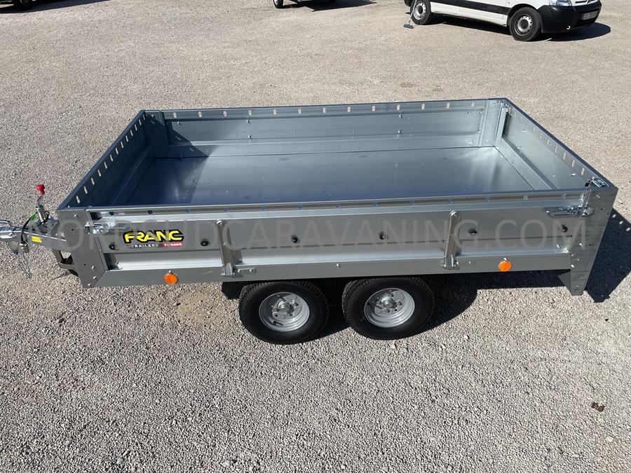 REMORQUE 2.50M FOND TOLE DOUBLE ESSIEU – Image 6