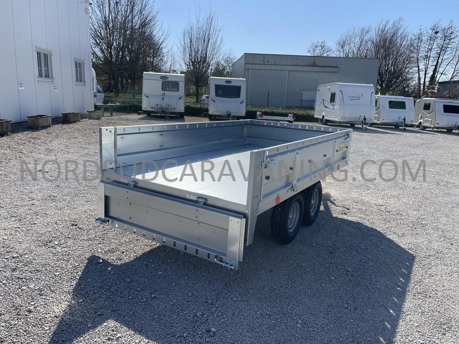 REMORQUE 2.50M FOND TOLE DOUBLE ESSIEU – Image 10