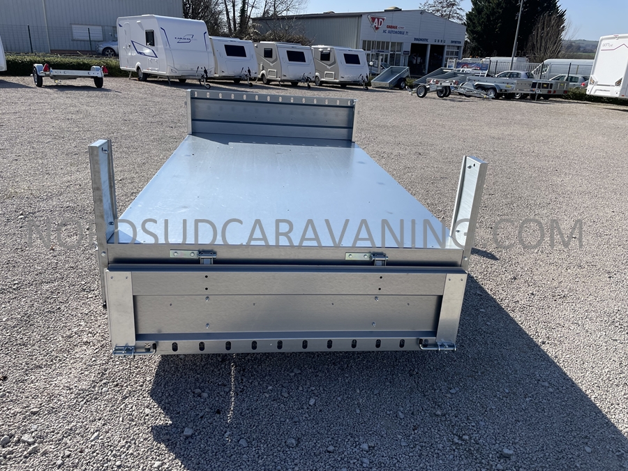 REMORQUE 2.50M FOND TOLE DOUBLE ESSIEU – Image 11