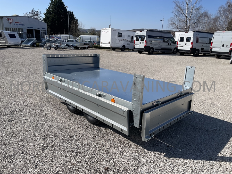 REMORQUE 2.50M FOND TOLE DOUBLE ESSIEU – Image 12