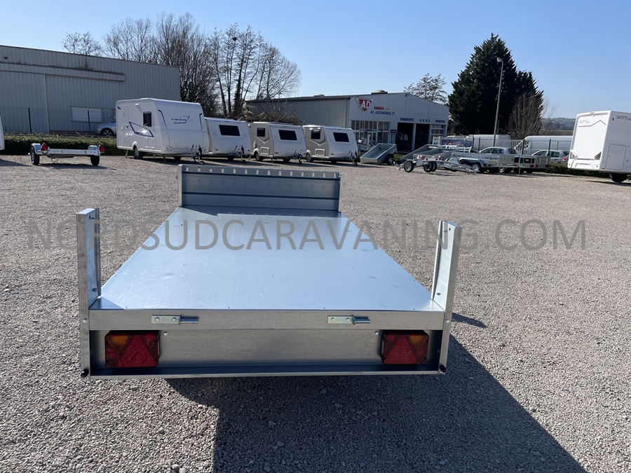 REMORQUE 2.50M FOND TOLE DOUBLE ESSIEU – Image 15