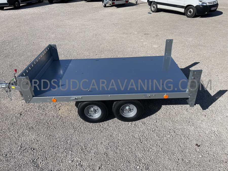 REMORQUE 2.50M FOND TOLE DOUBLE ESSIEU – Image 16