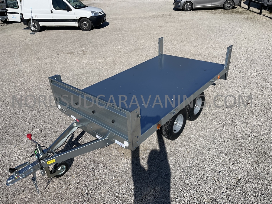 REMORQUE 2.50M FOND TOLE DOUBLE ESSIEU – Image 17