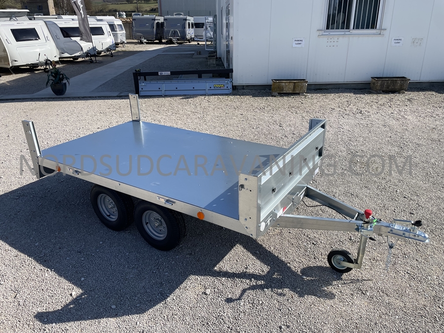 REMORQUE 2.50M FOND TOLE DOUBLE ESSIEU – Image 19