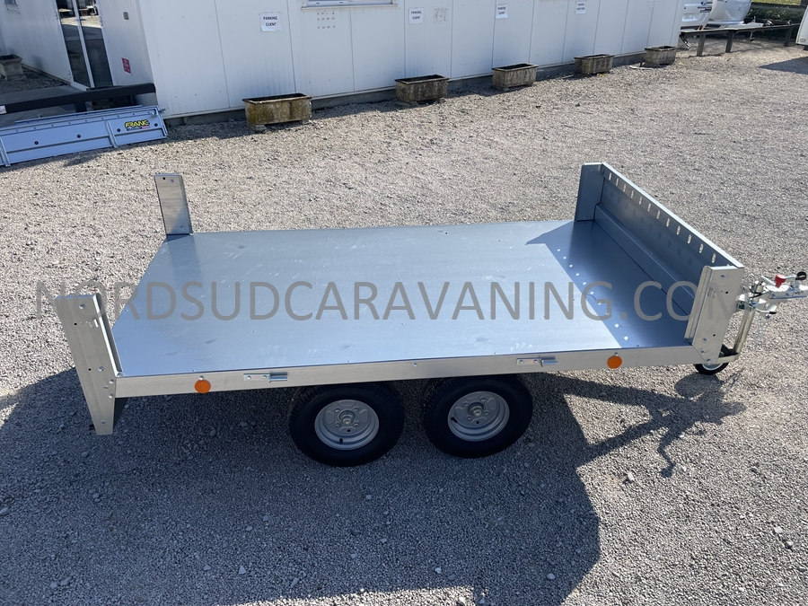 REMORQUE 2.50M FOND TOLE DOUBLE ESSIEU – Image 20