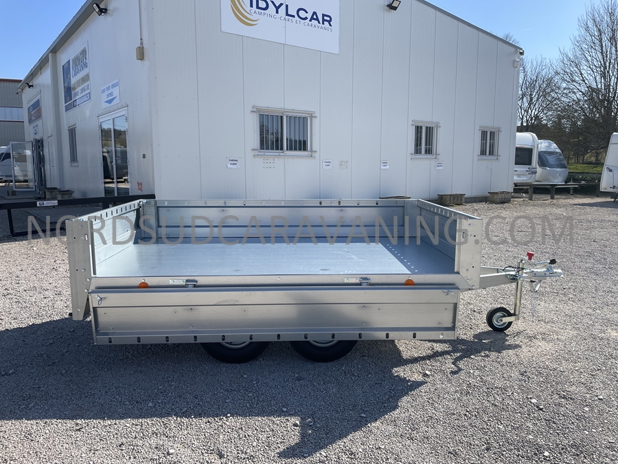 REMORQUE 2.50M FOND TOLE DOUBLE ESSIEU – Image 23