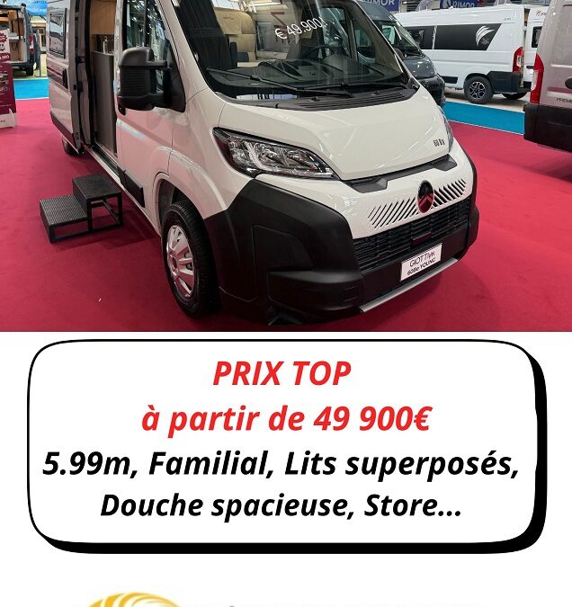 NOUVEAUTE 2026 FOURGON GIOTTILINE GIOTTIVAN 60 BE YOUNG Edition Limitée